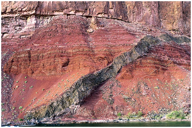 37). A dike in Grand Canyon diagram of the mantle 