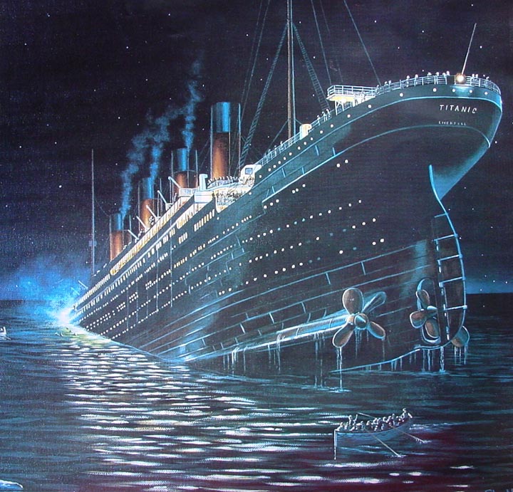 imagenes del titanic drawing
