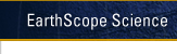 EarthScope Science Page Navigation